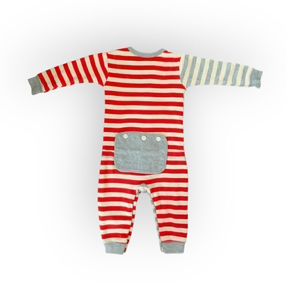 Hatley Button Up Onsie Romper, Holiday, Xmas, 12-18mo, Like new
